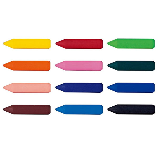 Sakura Color Craypas Triangle Coupy Pencil Easy-Grip Oil Pastels 12 Color Set