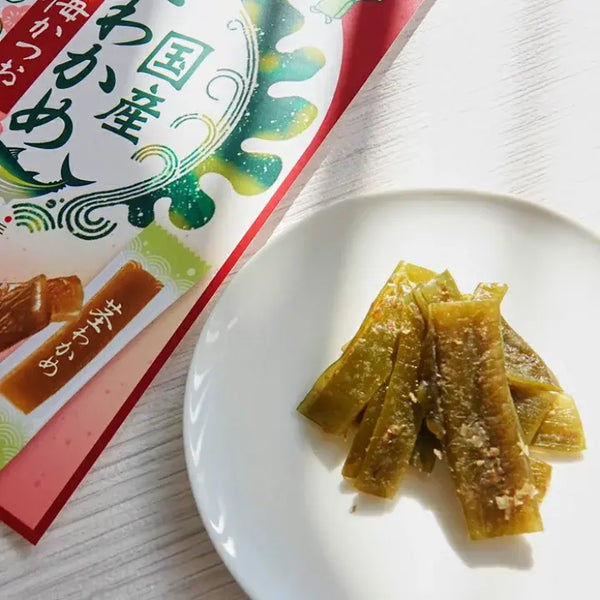 Sokan Ume Plum & Bonito Flavored Wakame Stems Seaweed Snack 63g