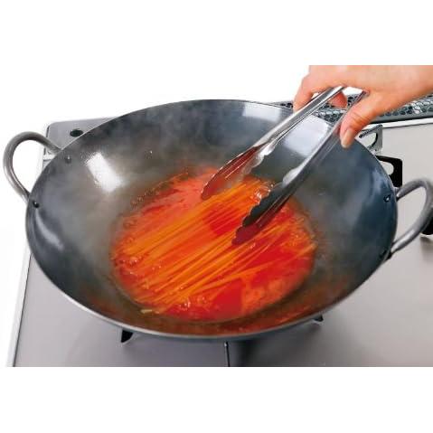 Summit Two-Handled Iron Wok Round Bottom