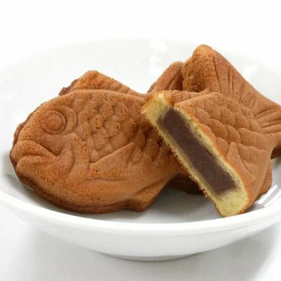 Tada Seika Taiyaki Azuki Bean Paste Filled Waffle Snack 1 Piece