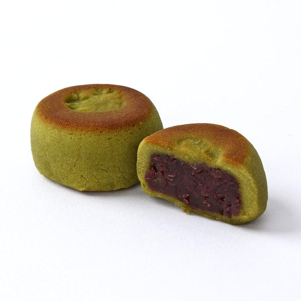 Tanuki Manju Japanese Traditional Bite-Sized Matcha Cake