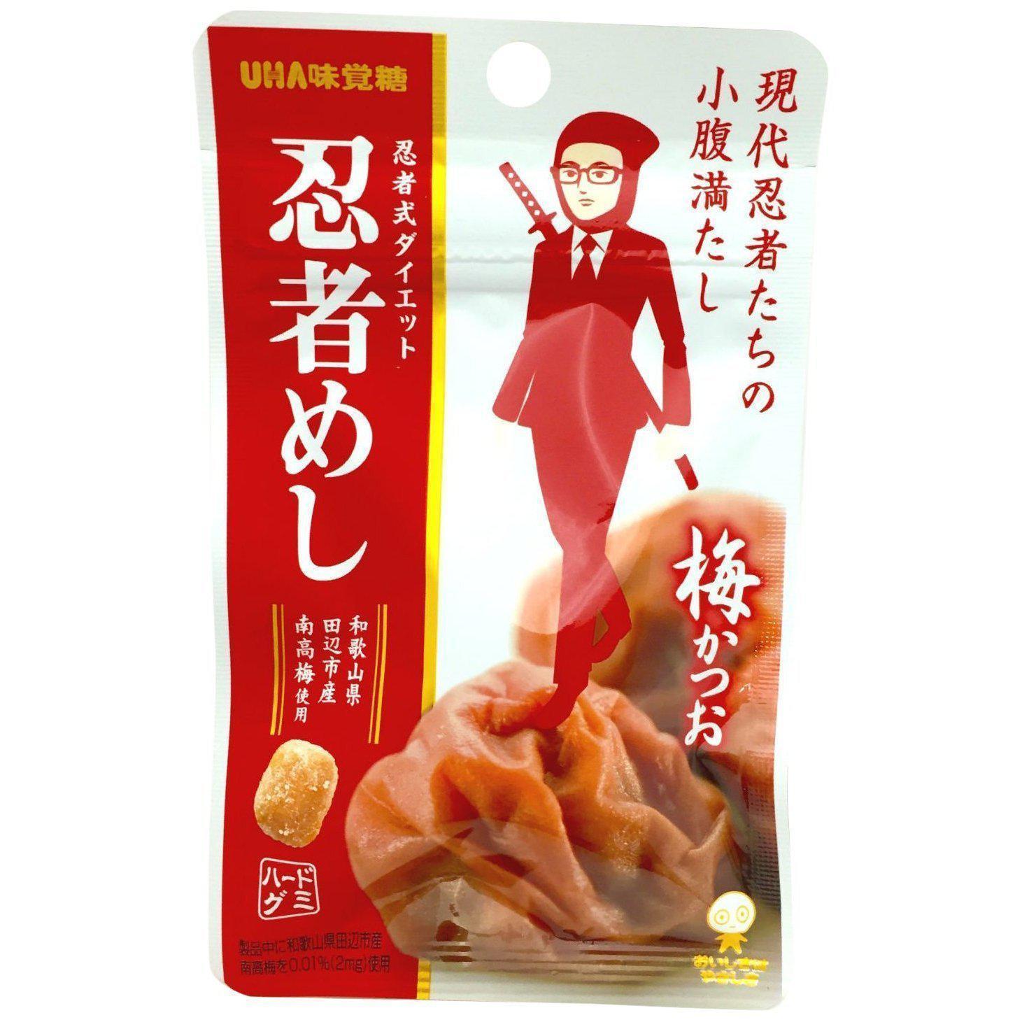 UHA Mikakuto Ninja Meshi Ume Katsuo Japanese Plum Bonito Candy 20g