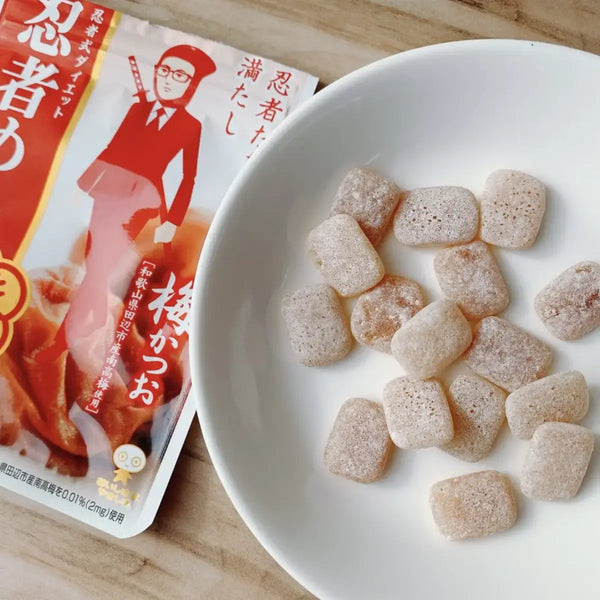 UHA Mikakuto Ninja Meshi Ume Katsuo Japanese Plum Bonito Candy 20g