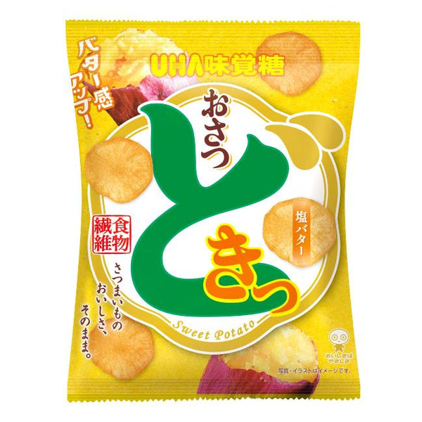 UHA Mikakuto Osatsudoki Salted Butter Sweet Potato Chips 65g