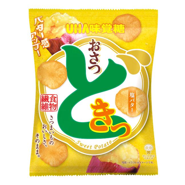 UHA Mikakuto Osatsudoki Salted Butter Sweet Potato Chips 65g