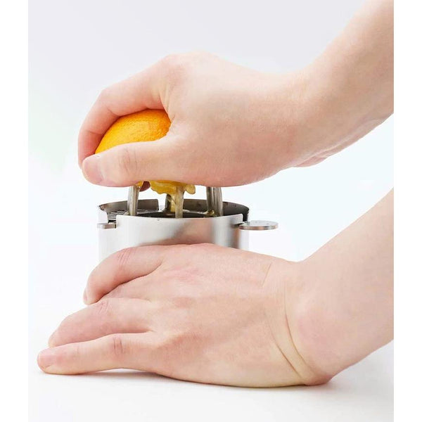 Wadasuke Stylish Manual Citrus Juicer With Stainless Steel Strainer & Cup