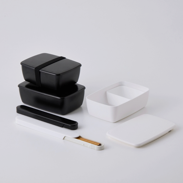365methods Black Non-Slip Wooden Chopsticks Set with Case 18cm