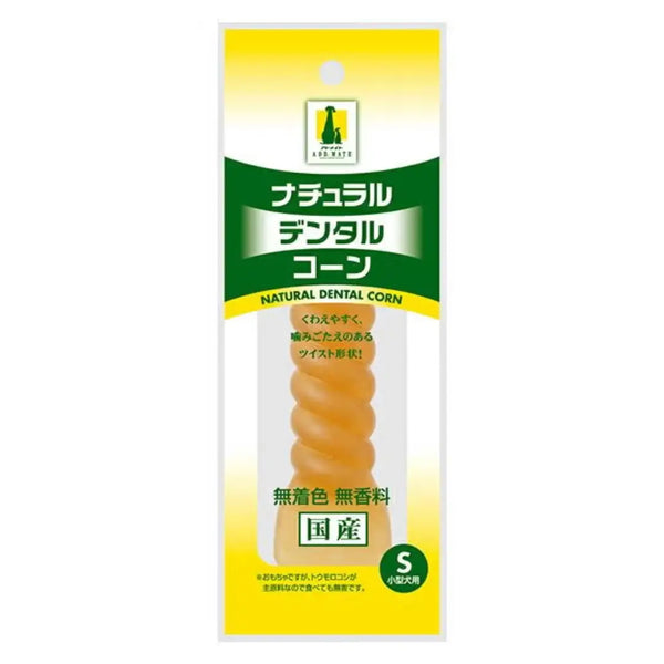 Add.Mate Natural Dental Corn Chew Toy for Teeth Cleaning Small
