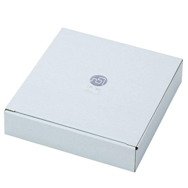 Aderia Large Glass Serving Plate Blue Fireworks Design 230mm