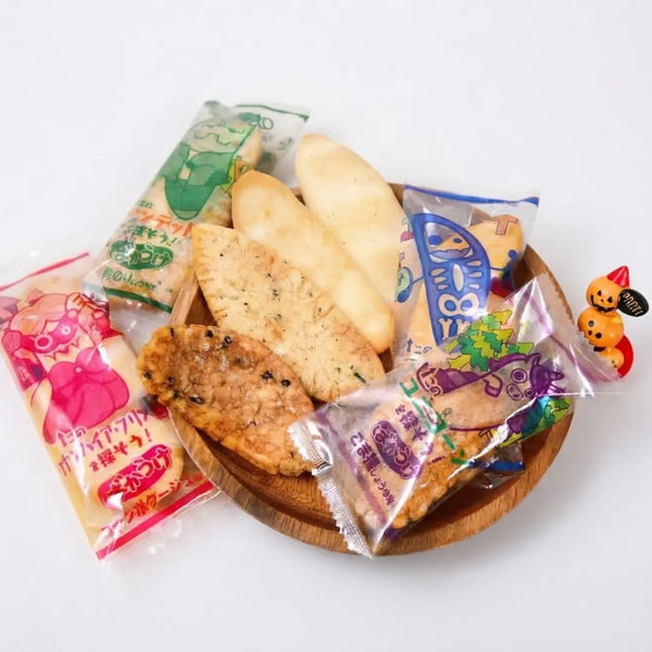 Befco Bakauke Halloween Edition Assorted Senbei Rice Crackers 36 Pieces