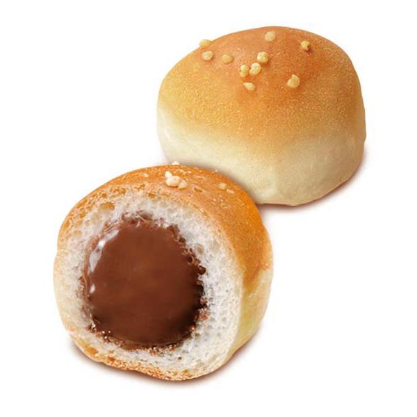 Bourbon Choco Anpan Chocolate-Filled Mini Bread Roll Snack 40g