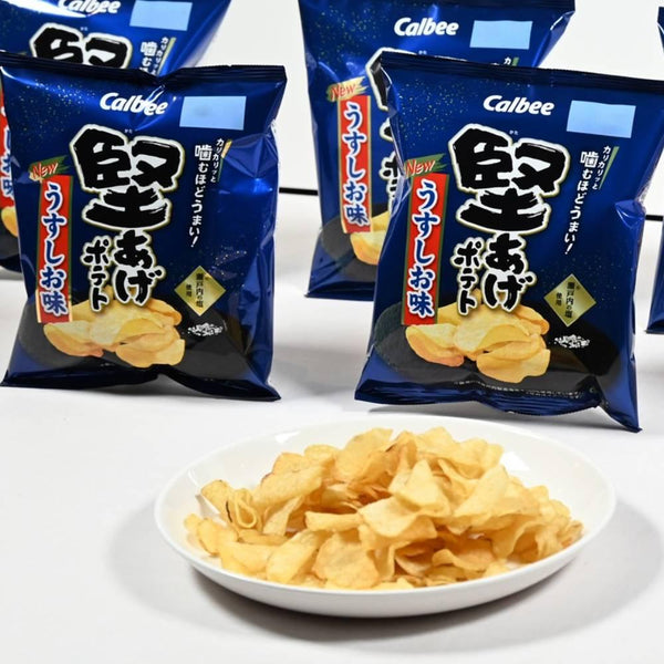 Calbee Kataage Lightly Salted Crispy Potato Chips 65g
