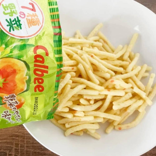 Calbee Sapporo Potato Mixed Vegetables Potato Stick Chips 72g