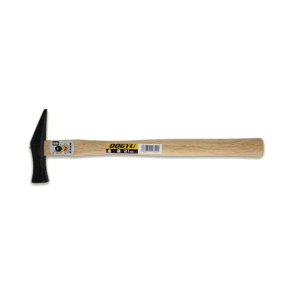 Dogyu Cutting Tip Hammer Sharp Edge Wooden Handled Hammer 21mm