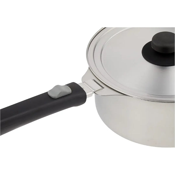 Enzo Cookware Set Detachable Handle IH Pots With Lid 18cm & 20cm