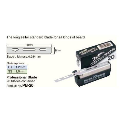 Feather Professional Blade PB-20 20 Blades (1 Pack)