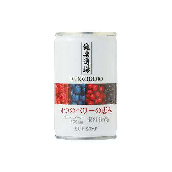 Four Berries 100% Juice Polyphenol Rich Canned Berry Juice 160g
