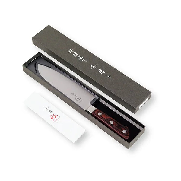 Kurenai Santoku Knife Molybdenum Vanadium All-Purpose Knife 170mm