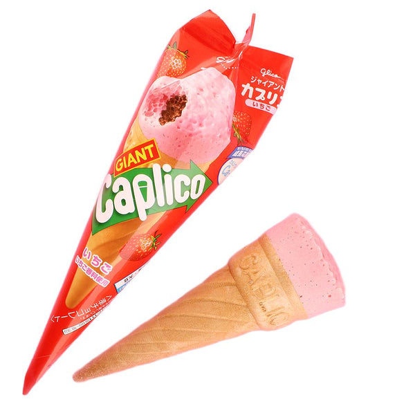 Glico Giant Caplico Chocolate Snack Strawberry Flavor 34g