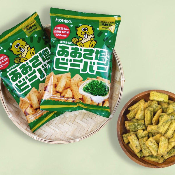 Hokka Beaver Crunchy And Salty Aosa Seaweed Rice Crackers 65g
