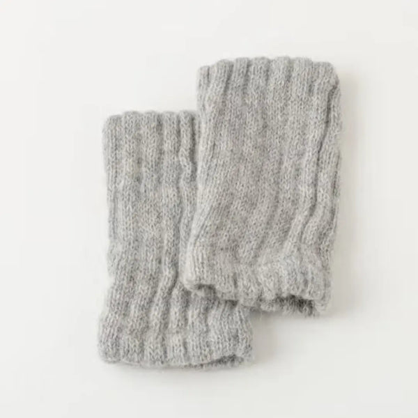 Jogan Alpaca & Silk Knit Dual Layer Arm Leg Warmer Sleeves