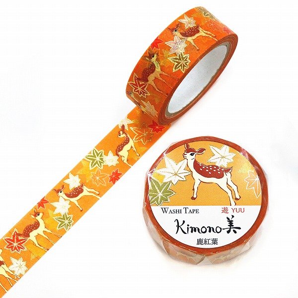 Kamiiso-Kimono-Washi-Tape-Deer-Maple-Leaf-Pattern-Masking-Tape---15mm-x-7m-1-2024-07-09T07:16:06.919Z.jpg