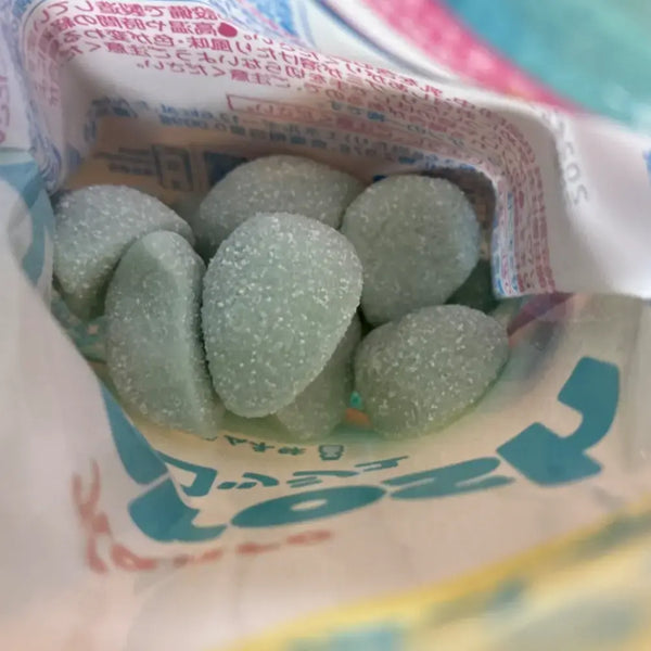 Kanro Marosh Ramune Soda Flavor Soft Chewy Gummy Candy 50g
