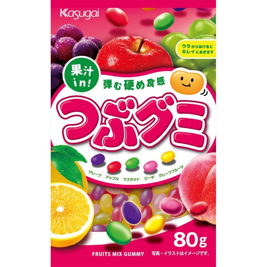Kasugai Tsubu Gummy Mixed Fruit Flavor Gummies 80g
