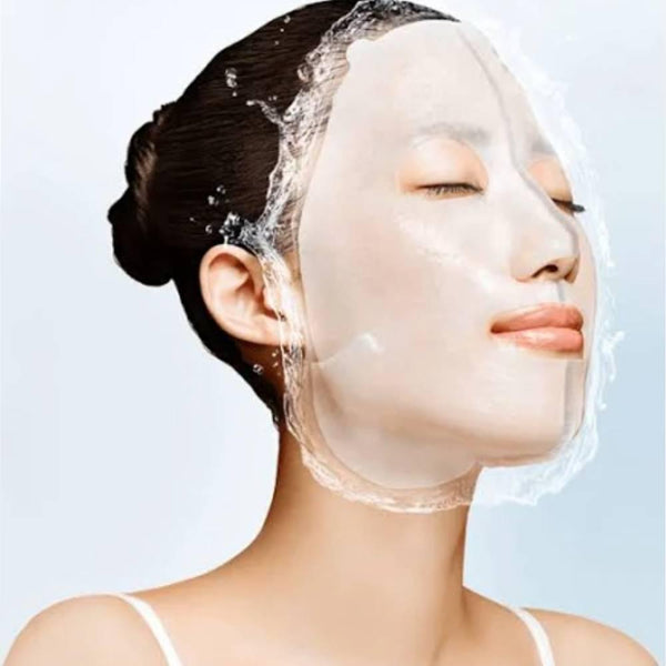 Kracie Hadabisei 3D Face Mask Super Aging-Care Brightening 4 Sheets