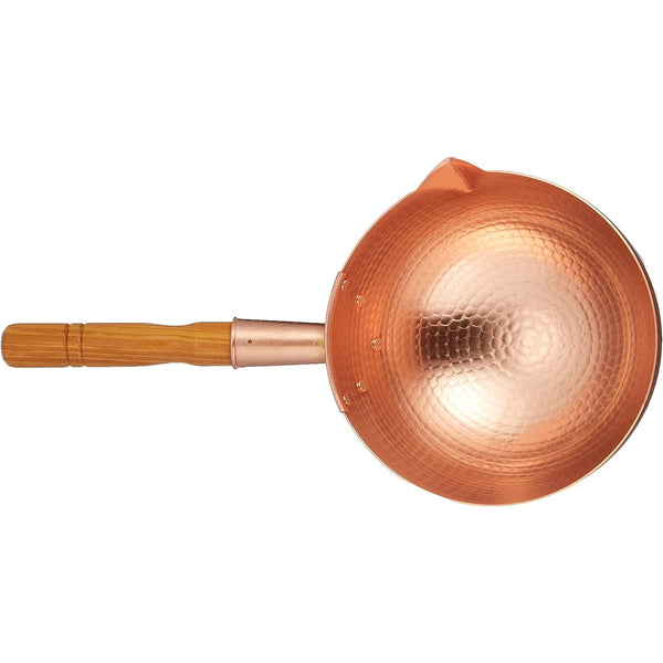 Marushin Hammered Copper Saucepan 2.4L φ21cm