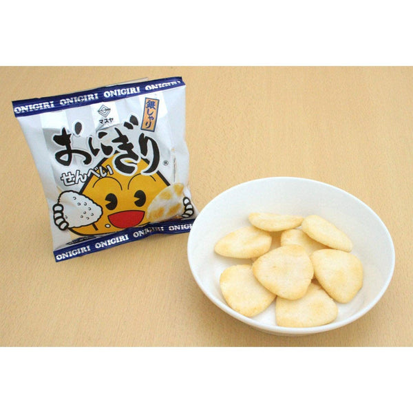 Masuya Onigiri Senbei Ginshari Salted Rice Crackers Snack 85g