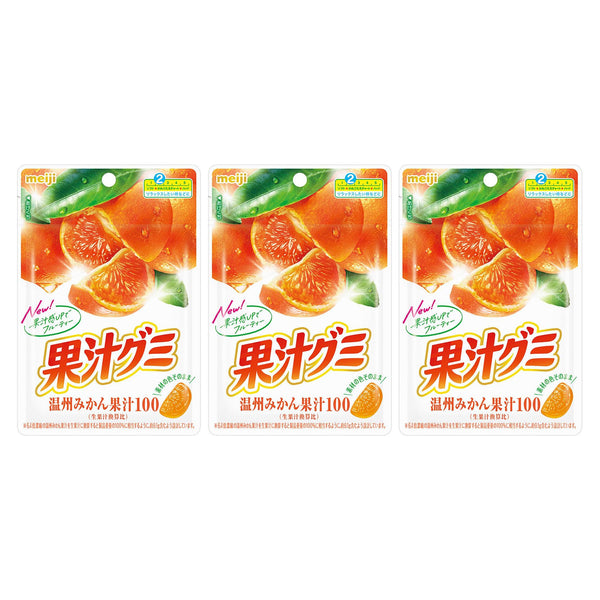 Meiji Fruit Gummy Candy Satsuma Mandarin Gummies 54g
