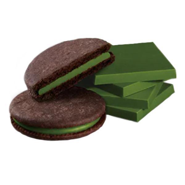 Meiji Rich Matcha Chocolate Sand 6 Cookies