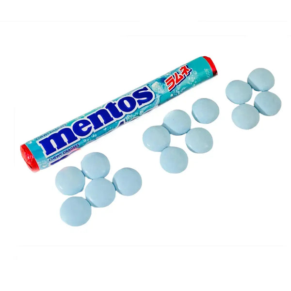 Mentos Chewy Dragees Japanese Ramune Soda Soft Candy 37.5g