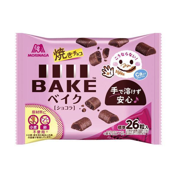 Morinaga Bake Bite-Sized Crispy & Soft Baked Chocolate Biscuit 101g