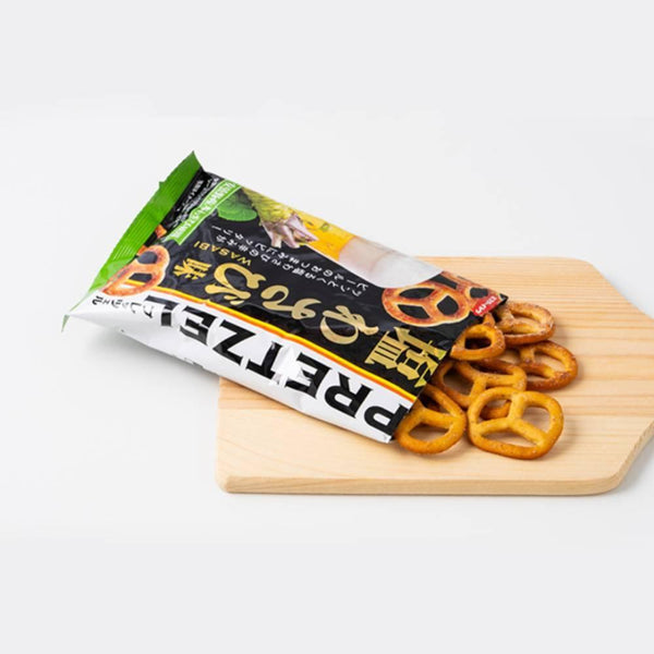 Mr. Ito Whole Wheat Baked Pretzels Snack Wasabi Flavor 40g