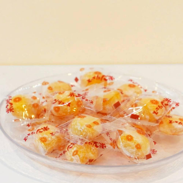 Nihonbashi Pon Juice Chewy Mochi Orange Citrus Filled Snack 98g