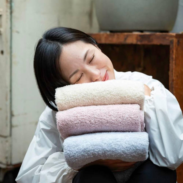 Organic Cotton Face Towel Soft Gentle Rapid Absorption 33x85cm