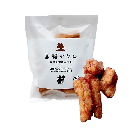 Organic Karinto Rice Cracers Soaked With Shoyu Brown Sugar 30g