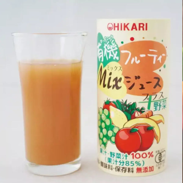 Organic Mixed Fruit and Vegetable Juice 100% Natural Unsweetened 195g