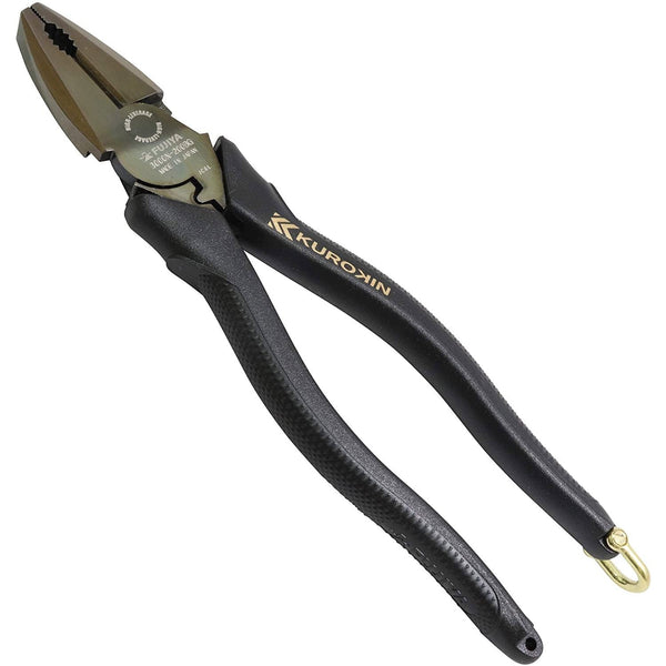 Fujiya Kurokin Side Cutting Lineman Pliers 200mm 3000N-200BG