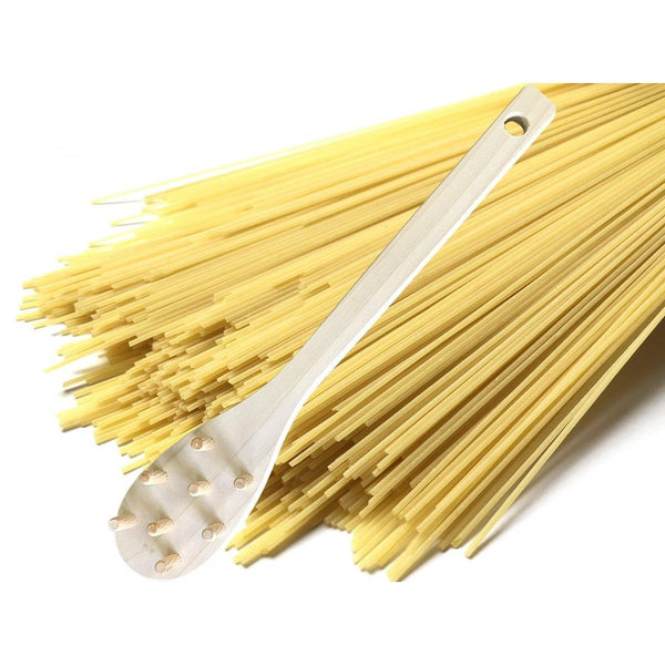 Wooden Spaghetti Spoon Natural Wood Pasta Server 300mm