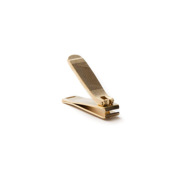 Kiya Nail Clipper Gold-Plated Steel With File & Catcher Small