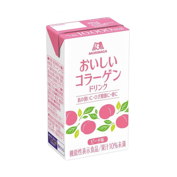 Morinaga Oishi Collagen Drink Peach Flavor 1 Carton