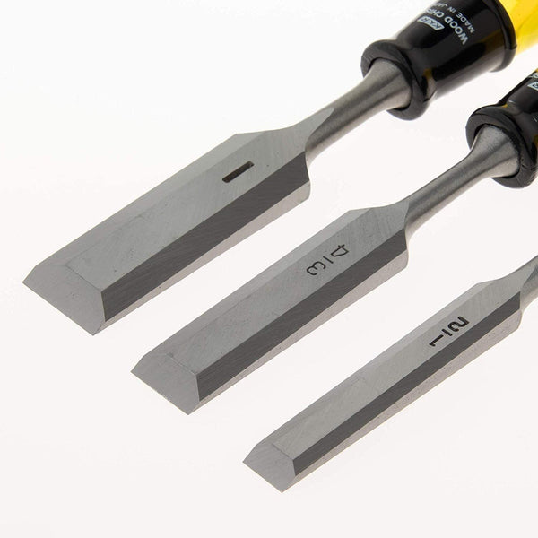 Kakuri All-Purpose 3-Piece Chisel Set for Wood 12952