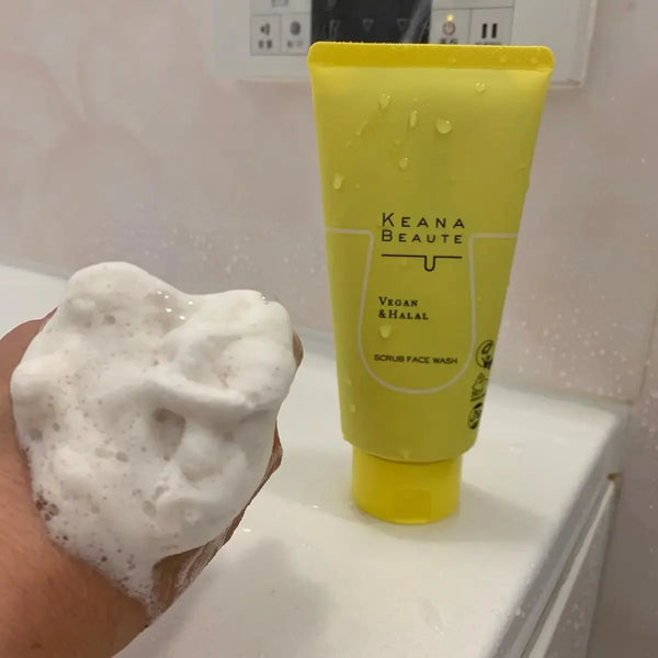 Keana Beaute Pore Cleansing Scrub Cruelty-Free & Halal Face Wash 120g