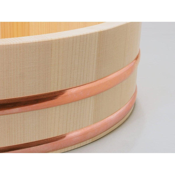 Umezawa Sawara Cypress Hangiri (Wooden Sushi Oke Bowl) 36cm