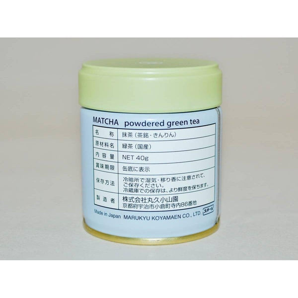 Marukyu Koyamaen Kinrin Uji Matcha Powder (Japanese Green Tea Powder) 40g