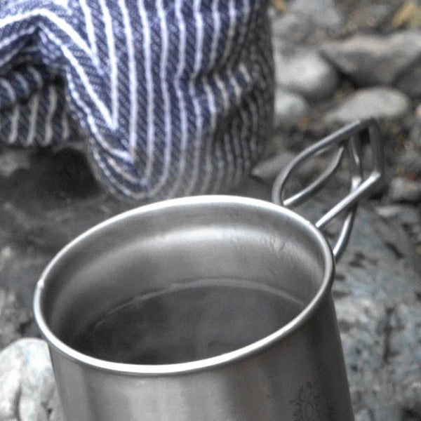 Ptygrace Camping Kettle, Coffee Dripper & Mug Set With Carry Bag
