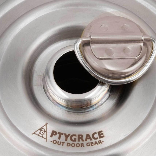 Ptygrace Steel Hot Water Bottle With Pouch Cover